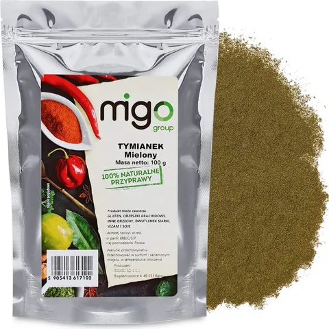 TYMIANEK Mielony, przyprawa - 100g - MIGogroup
