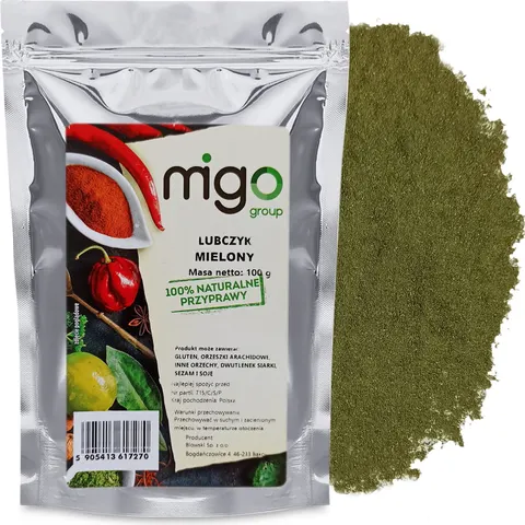 Lubczyk MIELONY, suszony liść aromatyczny 100g - MIGogroup