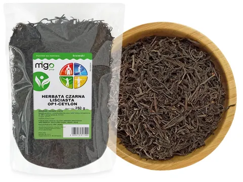 Herbata czarna liściasta Ceylon OP1 - 250g -MIGOgroup