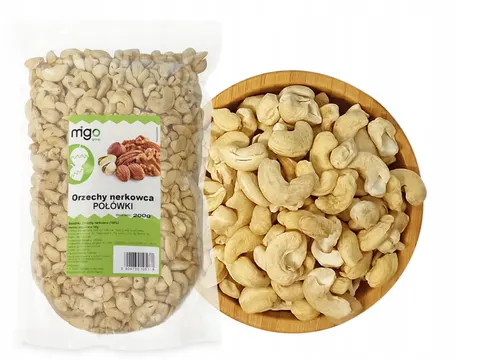 Orzechy nerkowca połówki 200 g - MIGOgroup