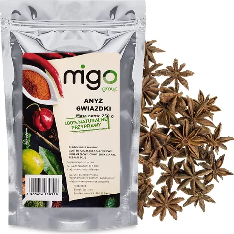 Anyż gwiazdki (gwiaździsty) 250g - MIGOgroup