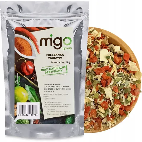 Warzywa suszone, mieszanka warzyw 1kg - MIGogroup