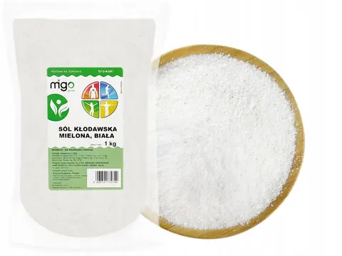 Sól kłodawska biała, kamienna (mielona) 1kg -MIGOgroup
