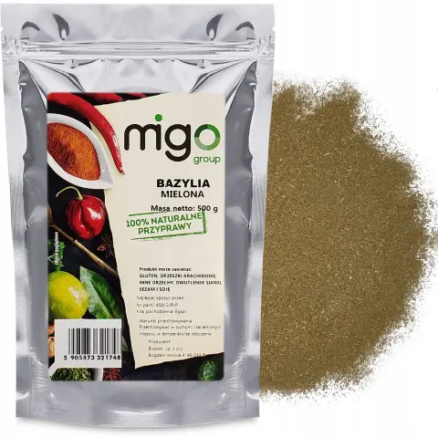 Bazylia mielona, naturalna przyprawa 500g - MIGOgroup