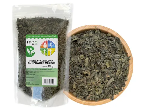 Herbata zielona, GUNPOWDER MEDIUM 250g - MIGOgroup