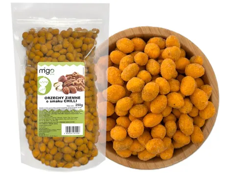 Orzechy ziemne o smaku chilli 250g - MIGOgroup