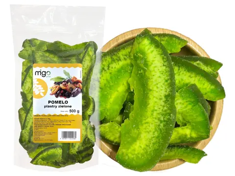 Odwodnione plastry skórki pomelo - zielone 500g - MIGOgroup