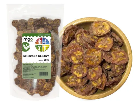 Suszone banany 250g - MIGOgroup