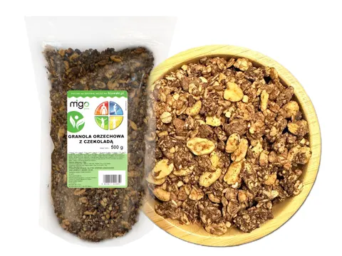 Granola orzechowa z czekoladą 500g - MIGOgroup