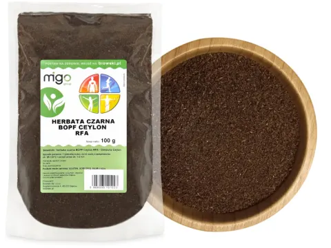Herbata czarna liściasta BOPF CEYLON RFA 100g - MIGOgroup