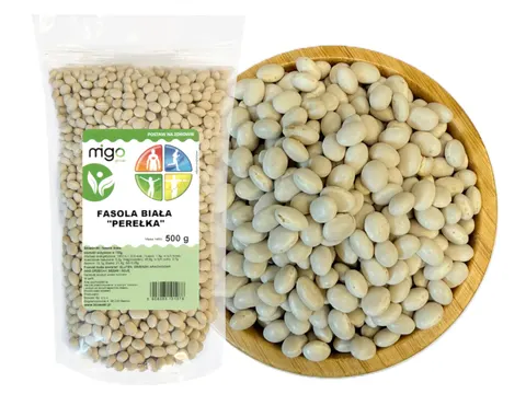 Fasola biała jednolita "PEREŁKA" 500g - MIGOgroup