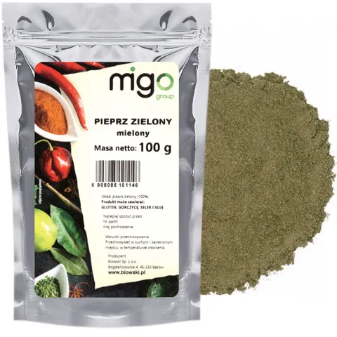 Pieprz zielony mielony 100g - MIGOgroup