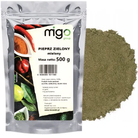 Pieprz zielony mielony 500g - MIGOgroup