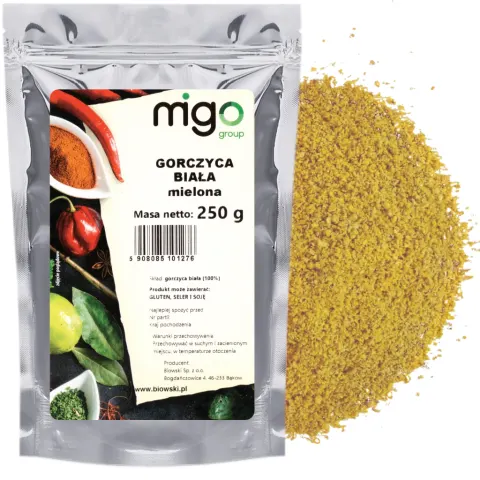 Gorczyca biała mielona 250g - MIGOgroup