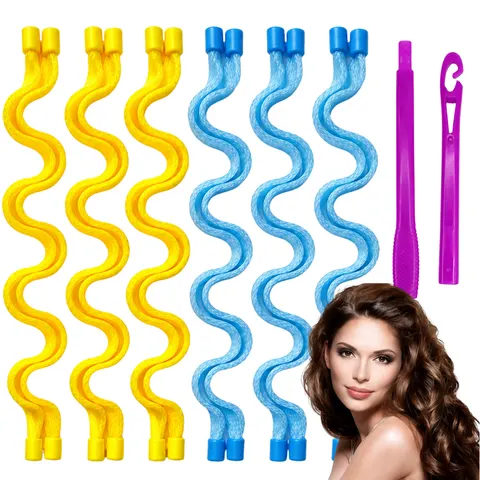 Papiloty spiralne do włosów Magic Leverag 25 cm - 12 szt.