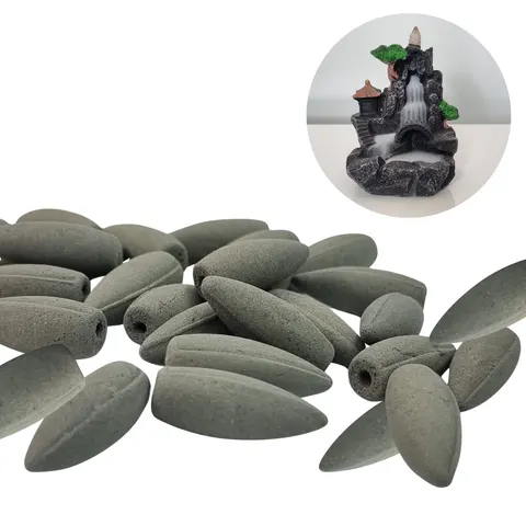 Kadzidełka backflow stożkowe Black Opium - 25 szt.