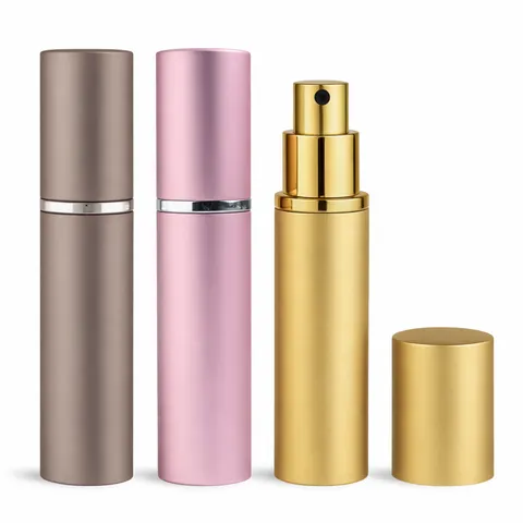 Atomizery do perfum podróżne okrągłe - zestaw 3x15 ml