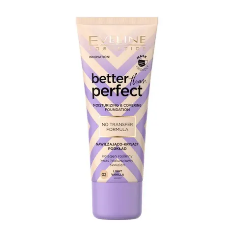 Eveline Cosmetics Better Than Perfect nawilżająco-kryjący podkład 02 Light Vanilla 30ml