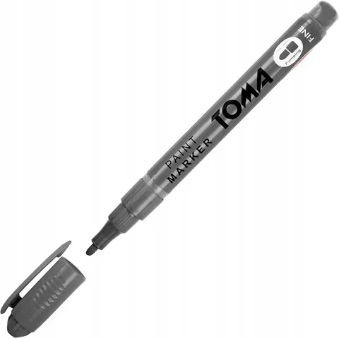 Marker olejny srebrny cienki 1,5 mm Toma