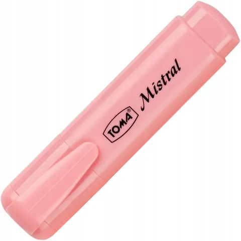 Zakreślacz TOMA Mistral Pastel kol. różowy pastelowy TO-334