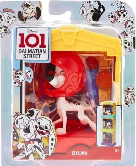 101 Dalmatyńczyków Figurka Dylan + Domek Mattel
