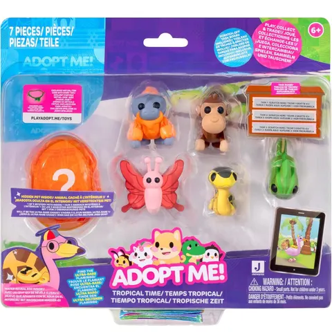 Adopt Me! Tropical Time – zestaw 6 figurek, 6+