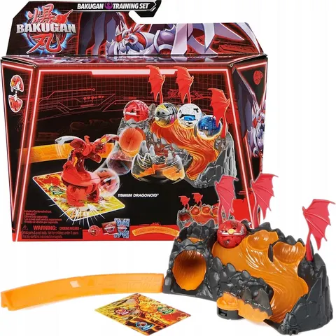 Bakugan 3.0 Training Set Zestaw Treningowy Red Misfit Titanium Dragonoid