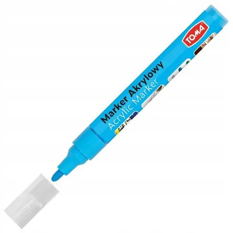 Marker akrylowy JASNY NIEBIESKI 2,5 mm TO-402 TOMA