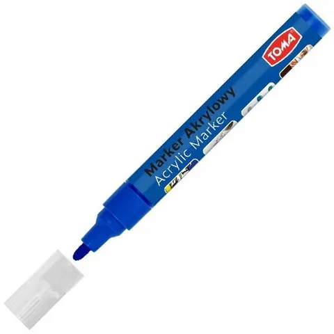 Marker akrylowy NIEBIESKI 2,5 mm TO-402 TOMA