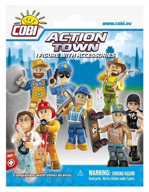 Cobi Action Town Saszetka Figurka + Akcesoria 1852