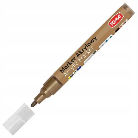 Marker akrylowy BRĄZOWY 2,5 mm TO-402 TOM
