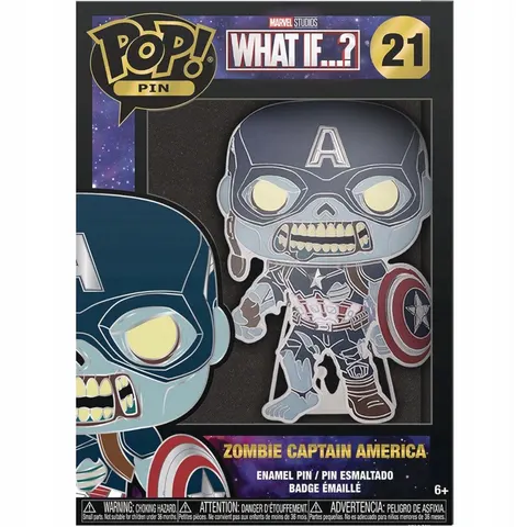 Funko POP! Pin Marvel What If...? Zombie Captain America 21