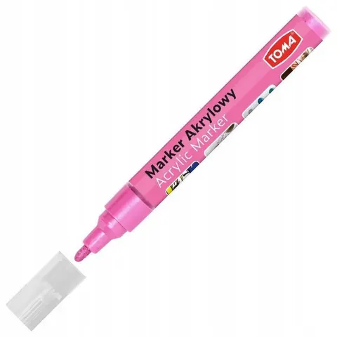 Marker akrylowy RÓŻOWY 2,5 mm TO-402 TOM