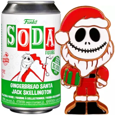 Funko Soda Disney Figure Figurka Gingerbread Santa Jack Skellington