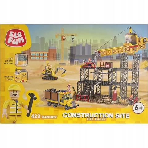 Klocki Elefun Construction Site Plac Budowy J5680a