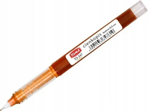 Cienkopis Kapilarny 0,5 mm pomarańcz TO-347 Toma