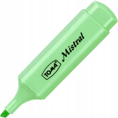 Zakreślacz TOMA Mistral Pastel kol. zielony pastelowy TO-334