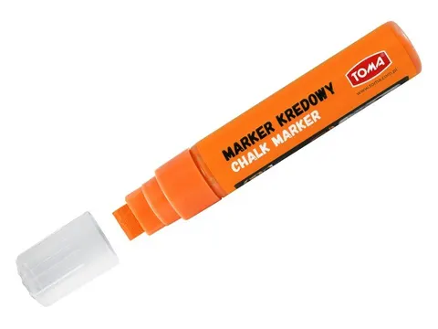 Marker kredowy jumbo gruby POMARAŃCZOWY TO-290 TOMA