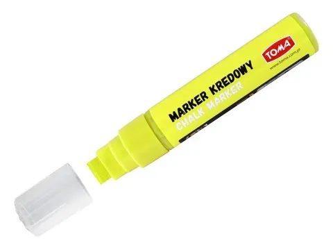 Marker kredowy jumbo gruby ŻÓŁTY TO-290 TOMA