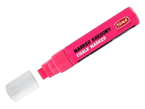 Marker kredowy jumbo gruby RÓŻOWY TO-290 TOMA