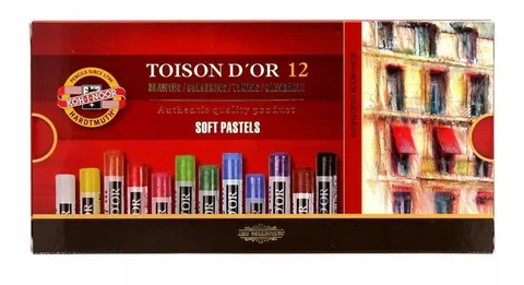 KOH-I-NOOR SOFT PASTELS pastele suche 12 kolorów