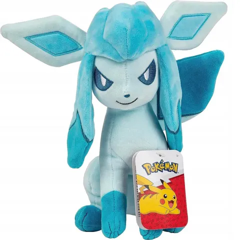 Pokemon Oryginalna Maskotka Pluszowa Jazwares Plusz Pluszak Glaceon 20cm