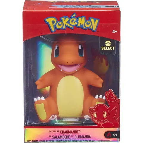 Pokemon Select Vinyl Figure Jazwares Oryginalna Figurka Charmander 10cm