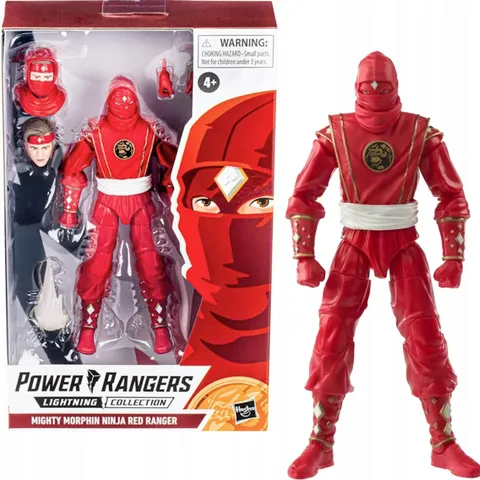 Power Rangers Lightning Collection Mighty Morphin Ninja Red Czerwony Ranger