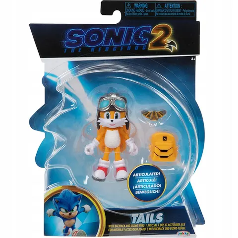 Sonic the Hedgehog 2 Movie Jakks Pacific Figurka Tails + Blaster i Plecak