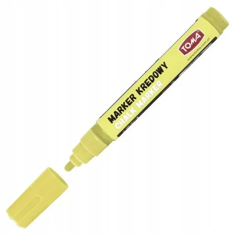 Marker kredowy 4,5mm ŻÓŁTY PASTELOWY TO-292 TOMA