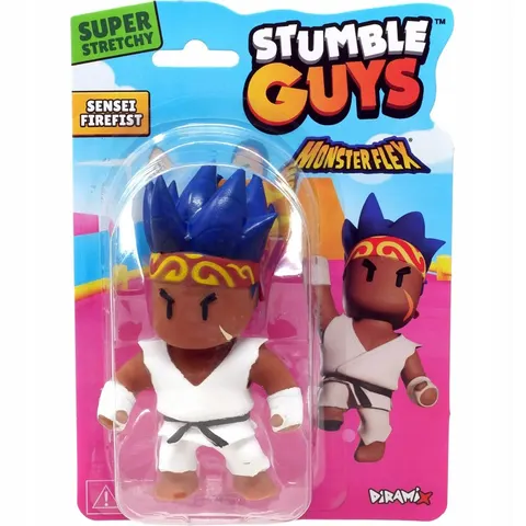 Stumble Guys Monster Flex Diramix Rozciągliwa Figurka Sensei Firefist 12cm