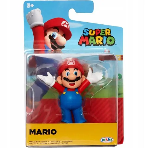 Super Mario Nintendo Jakks Pacific Oryginalna Ruchoma Figurka Mario 7cm