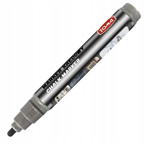 Marker kredowy 4,5mm SREBRNY TO-292 TOMA
