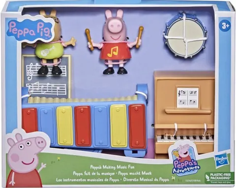 Świnka Peppa Zestaw Sala Muzyczna Zabawa 2 Figurki